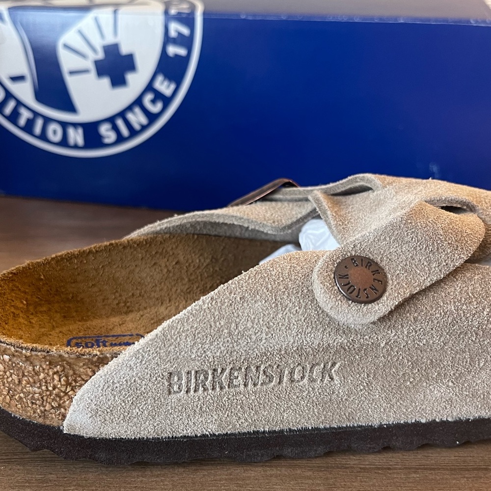Birkenstock Boston | Taupe | Size 36 - Narrow - Picture 9 of 16